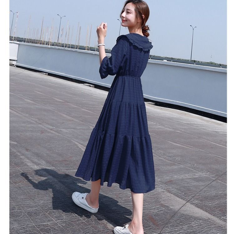 French Vintage Floral Midi Dress - Midi Fashion Elegant 2025 Puff Sleeve