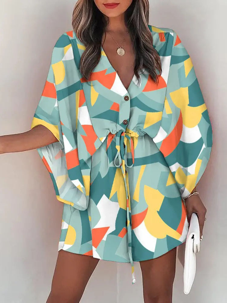French Vintage Floral Midi Dress - Summer Casual Dress Women Fashion Flying