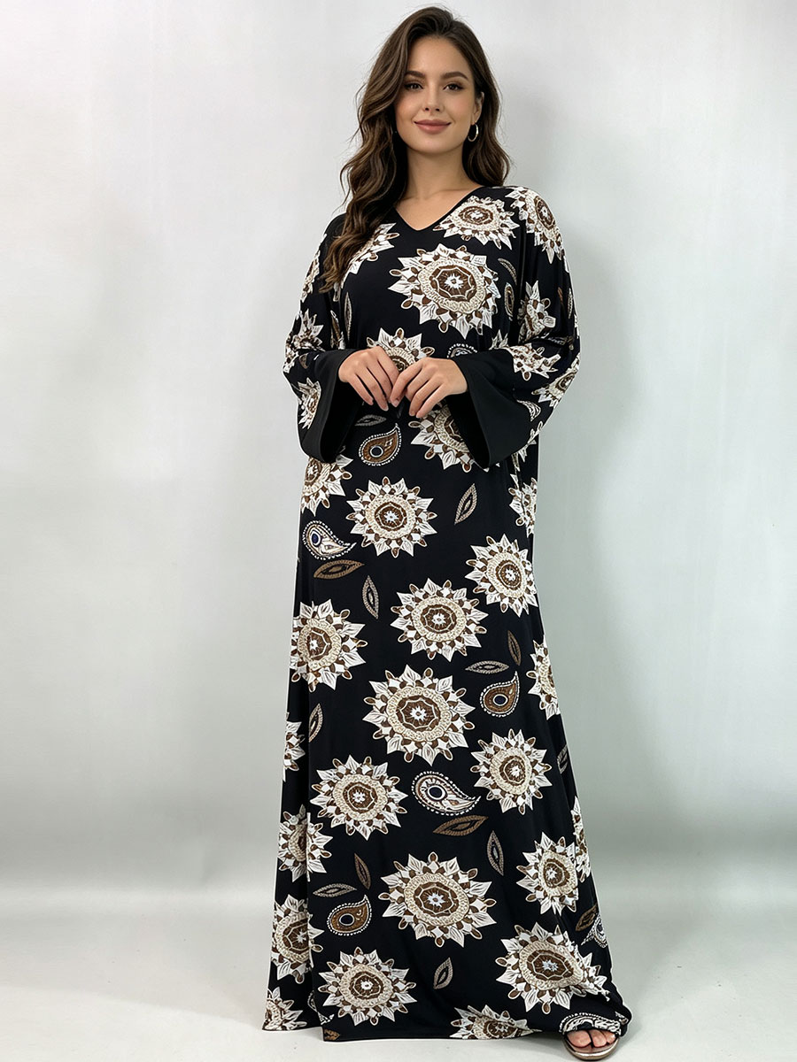 Plus Size Maxi Dress for Women - Boho Summer Beach Maxi Dress 评论和价格