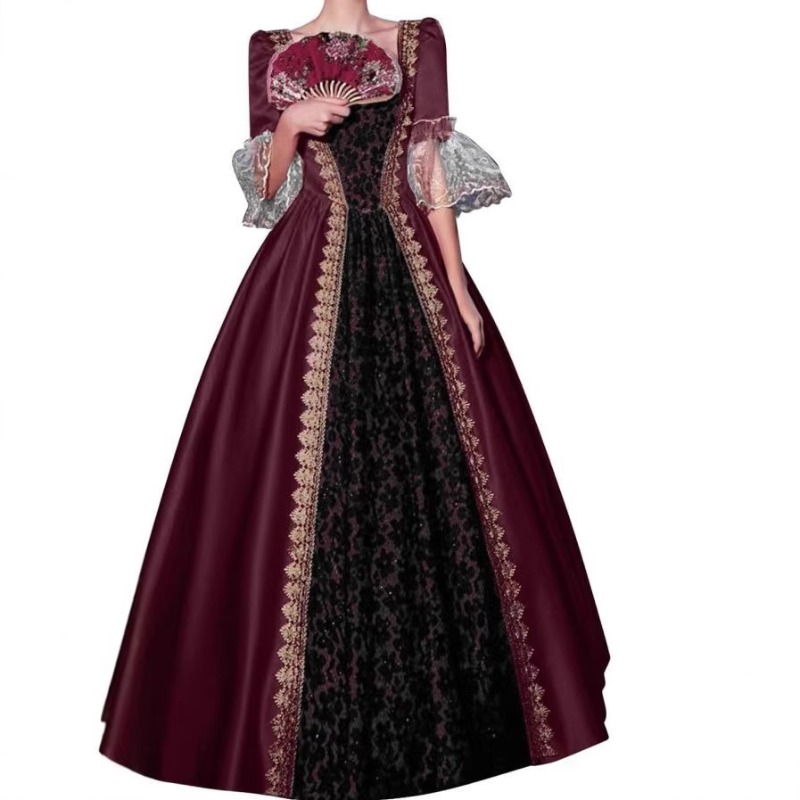 S‑5XL Women New Medieval Renai - Dresses 评论和价格