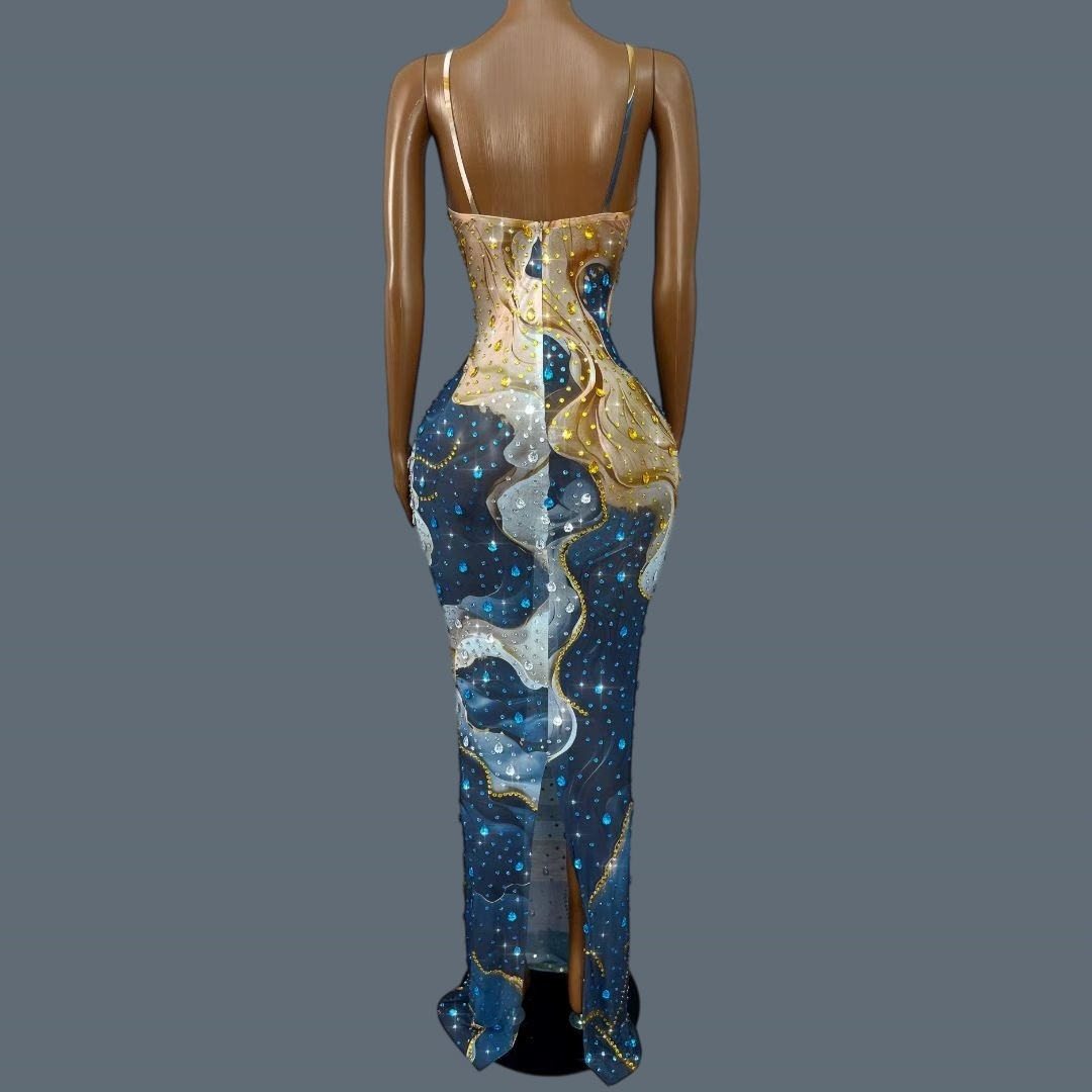 Sexy Women Sparkly Rhinestone  - Sparkly Rhinestone Club Party Dress 评论和价格